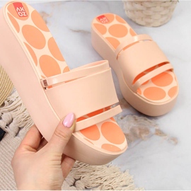 Babucha de mujer de goma con plataforma nude Zaxy HH285194 multicolor 1