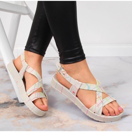 Sandalias de mujer de goma con fragancia Zaxy HH285264 beige 1 Sandalias de mujer de goma con fragancia Zaxy HH285264 beige 1