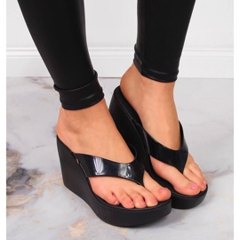 Black Zaxy HH285292 chanclas cuña goma negra negro 7