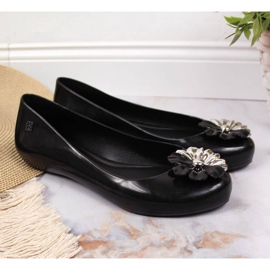 Bailarinas de mujer meliski con flor negra Zaxy JJ285048 negro 3