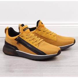 Zapatillas deportivas hombre Bugatti JJ153072 amarillas amarillo 1