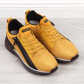 Zapatillas deportivas hombre Bugatti JJ153072 amarillas amarillo 2