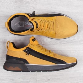 Zapatillas deportivas hombre Bugatti JJ153072 amarillas amarillo 3