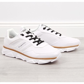Deportivas casual hombre blancas Bugatti JJ153186 blanco 1