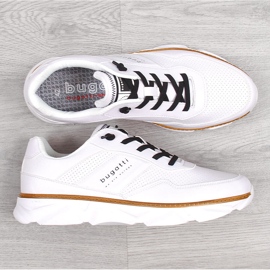 Deportivas casual hombre blancas Bugatti JJ153186 blanco 4