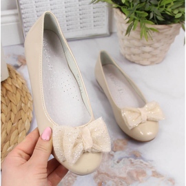 S.Barski Bailarinas niña charol beige S. Barski 1 S.Barski Bailarinas niña charol beige S. Barski 1