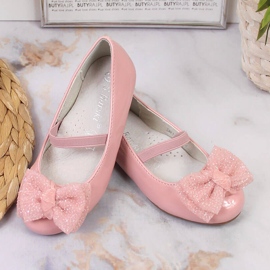 S.Barski Bailarinas de niña con elástico rosa S. Barski rosado 3