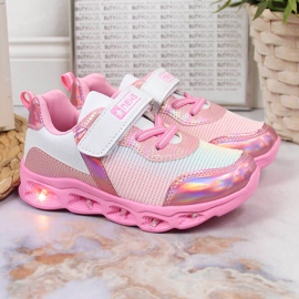 News Deportiva niña suela brillo rosa NOVEDADES blanco rosado 2