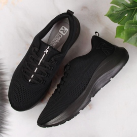 Negro Rieker 42103-01 zapatillas deportivas de mujer 4