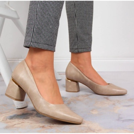 Bombas en un poste Jezzi beige decorativo 4