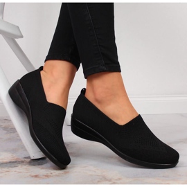 Zapatos de mujer cómodos, negro Sabatina 1