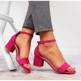 Sandalias de mujer rosa Vinceza en el poste rosado 4