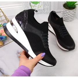Zapatos cuña mujer negros, slip on Artiker negro 1