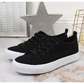 Deportivas atletico textil negro 2