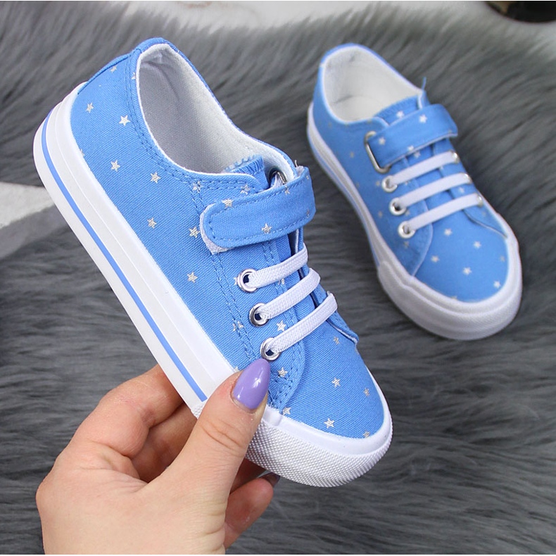 Deportivas atletico de tejido estrella azul 1 Deportivas atletico de tejido estrella azul 1