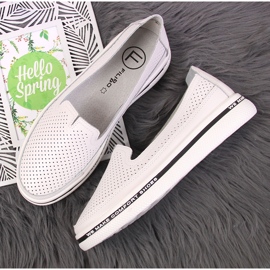Zapatos mujer piel calada blanca Filippo 5