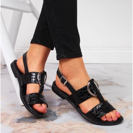 Sandalias negras de mujer Jezzi negro 1