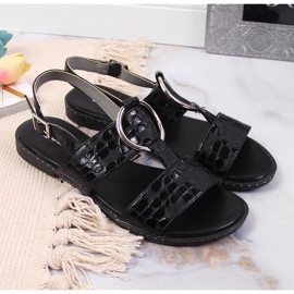 Sandalias negras de mujer Jezzi negro 3