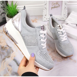 Zapatos cuña mujer azul Jezzi 1 Zapatos cuña mujer azul Jezzi 1