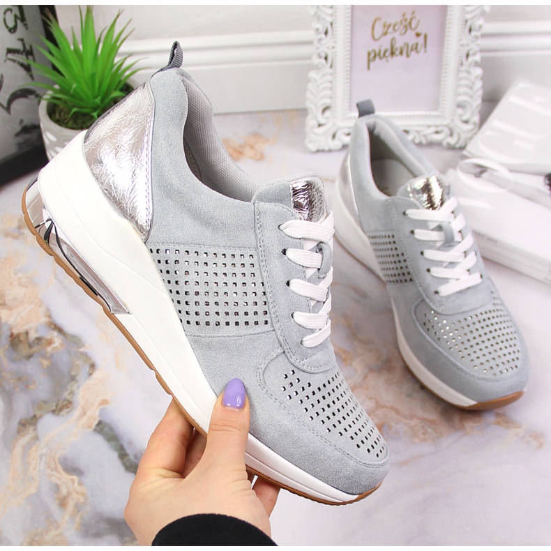 Zapatos cuña mujer azul Jezzi 1 Zapatos cuña mujer azul Jezzi 1