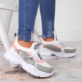 Deportivas mujer Vinceza blancas blanco multicolor 5