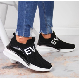 Zapatillas deportivas mujer slip on negras Vinceza negro 5