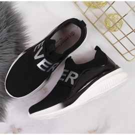 Zapatillas deportivas mujer slip on negras Vinceza negro 3