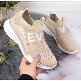 Deportivas mujer slip on beige Vinceza 1 Deportivas mujer slip on beige Vinceza 1