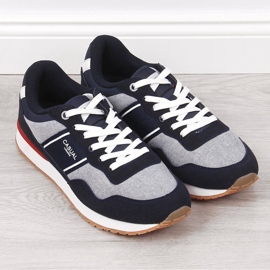 Zapatos deportivos casuales de hombre Mckeylor negro gris 3