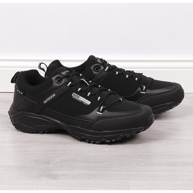 Zapatos de trekking impermeables de hombre McKeylor negros 1