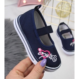 Atletico Bailarinas de niña con elástico Atlético azul marino 1 Atletico Bailarinas de niña con elástico Atlético azul marino 1