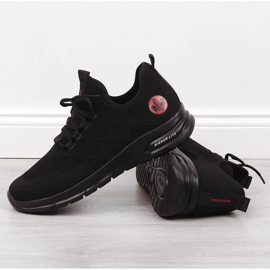 Deportivas hombre malla negra Rieker B7376-00 negro 3