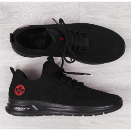 Deportivas hombre malla negra Rieker B7376-00 negro 1