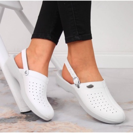 Zapatillas de estar por casa sanitarias Inblu blancas blanco 1