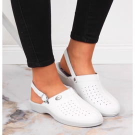Zapatillas de estar por casa sanitarias Inblu blancas blanco 3