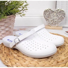 Zapatillas de estar por casa sanitarias Inblu blancas blanco 5