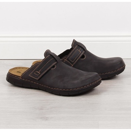 Zapatillas de estar por casa para hombre Inblu negras negro 1