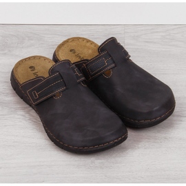 Zapatillas de estar por casa para hombre Inblu negras negro 3