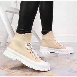 Atletico Zapatillas altas para mujer beige Atlético 5