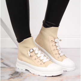 Atletico Zapatillas altas para mujer beige Atlético 6