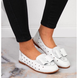 Zapatos mujer Artiker piel calada blanca blanco 6