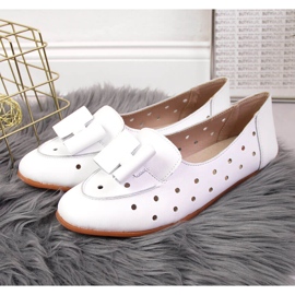 Zapatos mujer Artiker piel calada blanca blanco 3