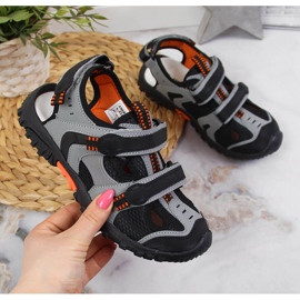Sandalias American Club gris para niño 1