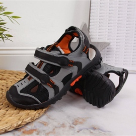 Sandalias American Club gris para niño 2