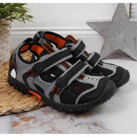Sandalias American Club gris para niño 3