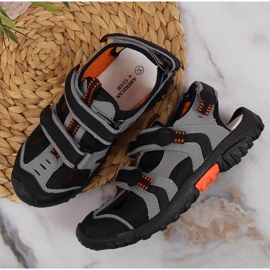Sandalias American Club gris para niño 4