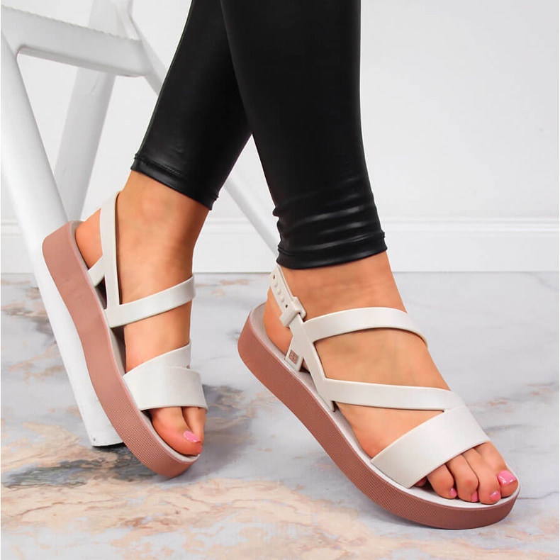Sandalias mujer goma crema Zaxy JJ285053 beige multicolor 1