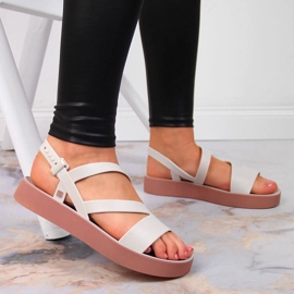 Sandalias mujer goma crema Zaxy JJ285053 beige multicolor 3