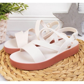 Sandalias mujer goma crema Zaxy JJ285053 beige multicolor 5