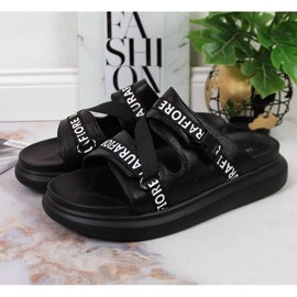 Zapatilla plataforma Laura La.Fi negra negro 8